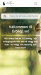 Mobile Screenshot of brollopssidan.se